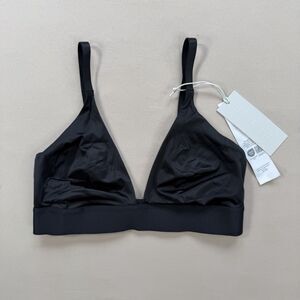 NEW Negative Glace Triangle Bra Size 2 Black Wireless Adjustable Straps